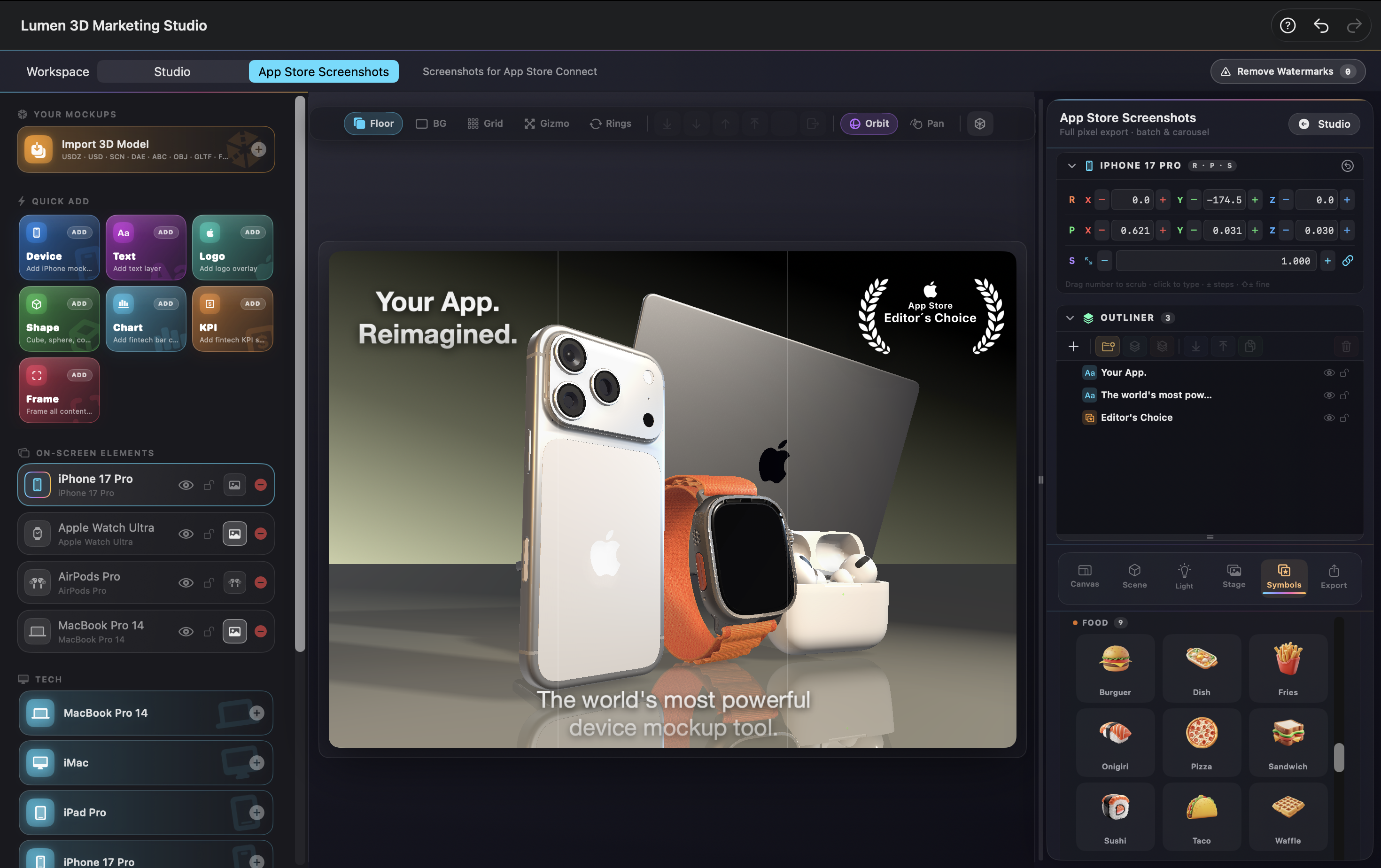 Lumen App Store Editor